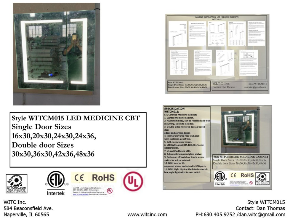 A set of instructions for a led medicine kit.